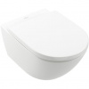 Villeroy&Boch Subway 3.0 WC 37x56cm so SoftClose sedadlom, Alpine White CeramicPlus 4670TSR1