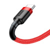 Synchronizačný a nabíjací kábel BASEUS USB-A / USB-C - 50 cm - čierny / červený