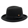 Čierny pánsky homburg - klobúk Mayser Homburg Veľkosť: 61 cm (XL)