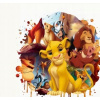 CUKROWY TLAČ Jedlý obrázok na tortu SIMBA Leví kráľ + MENO POSTAVY 565