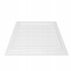 Stropná doska 48ks 503x503MM Vodotesné rezanie Vlastné biele