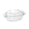 Tescoma GrandCHEF 629086.00 - Oválny pekáč s poklopom GrandCHEF 35 x 21 cm, sklenený