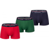 Tommy Hilfiger TRUNK 3 PACK PREMIUM ESSENTIALS tmavo modrá,červená,zelená Pánske boxerky S