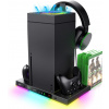 iPega XBX024S multifunkčný nabíjací RGB stojan s chladením pre Xbox 57983122487
