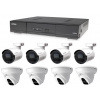 Kamerový set 1x AVTECH DVR DGD1009AV, 4x 2Mpx Dome kamera AVTECH DGC1004XFT a 4x 2Mpx Bullet kamera AVTECH DGC1105YFT + 4x napájací zdroj ZADARMO!