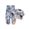 Baby Nellys 2-dielna sada, bavlnené dupačky s košieľkou Jungle, veľ. 68