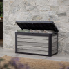 Záhradný úložný box Keter DECO 380L Storm Grey