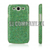 Zadný kryt Samsung Galaxy S III – Glittery – zelená