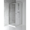 Aqualine AGGA štvorcový sprchový kút 90x90x185 cm rohový vstup Číre/Chróm Posuvné dv. SPH HLF909Y