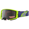 okuliare SUPERTECH VISION CORP, ALPINESTARS (fialová/žltá, zrkad. strieb. plexi)