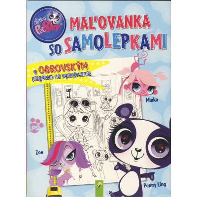 Littlest Pet Shop - Maľovanka so samolepkami