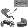 Oyster-BabyStyle OYSTER 3 - Babystyle kombinovaný kočík 2v1 Varianta: MERCURY (MIRROR rám)