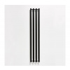 P.M.H. | P.M.H. R2B - Kúpeľňový rebríkový radiátor ROSENDAL 350W 150 cm čierny | PM0030
