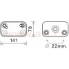 chladič oleje automatické převodovky 3.0i 24V, 4.4i 32V, 4.6i 32V, 3.0Di [140*80*75] 06003406