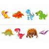 JEDLÝ OBRÁZOK NA TORTU 2 DINOSAURY DINO Pásik Bok torty