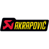AKRAPOVIČ nálepka 90X27 BLACK/RED/YELLOW