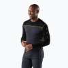Pánske termo tričko longsleeve Smartwool Classic Thermal Merino Base Layer Colorblock Crew Boxed charcoal/honey gold