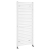 AQUALINE SIBU 50 x 121,5cm 645W oblý kúpeľňový radiátor, bočné pripojenie, biely, IL512