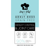 DOG’S CHEF Weight control & joint care - 2 kg