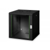 DIGITUS Digitus DN-19 12U-6/6-SW rack Nástenný regál Čierna (DN-19 12U-6/6-SW)