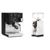 Rancilio Silvia BC PID, black + Eureka Mignon Specialita, CR white
