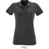 SOL's Collection Polokošile Perfect Women, piqué, krátká rukáv, dámská COT251135r6401-charcoal me S Melír charcoal
