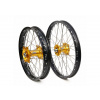 Predné koleso REX 21-1,60 pre SUZUKI RMZ250/RMZ450 ( r. 05-.. ) ČIERNY RÁFIK / ZLATÝ NÁBOJ (Kolesá špičkovej kvality od výrobcu Haan Wheels v cenovo dostupnejšej variante.)