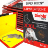 Liečte Diablo Forte proti myšiam a potkanom (10x Lepiaca pasca na myši, potkany, hmyz, šváby, veľ)