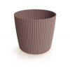 Kvetináč Prosperplast MILLY ROUND marsala 23,6 cm