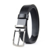 Pánsky kožený opasok GUN RIDE, šírka 3.3cm, Slovenská výroba - čierna