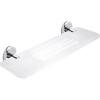 NIMCO Unix polička s frézovanými otvormi 40 cm matný prexiglass UN X340-26
