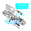 CZ Chains Spojovací článok reťaze (spojka reťaze) pre reťaz ČZ 1/2x5/16 (reťaz 08B-1)
