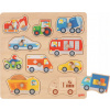 Goki puzzle na doske Dopravné prostriedky 10 ks