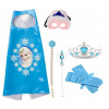 Kostým pre dievča - Elsa Cape Outfit Land of Ice Rukavice (Elsa Cape Outfit Land of Ice Rukavice)