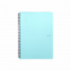 Špirálový zošit A4 60l linajkový PASTELINI zelený