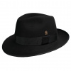 Luxusný čierny klobúk Mayser - Jeremiah Biber Veľkosť: 56 cm