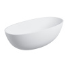 Omnires Shell M+ voľne stojaca vaňa 160x75 cm oválne biela SHELLWWBM