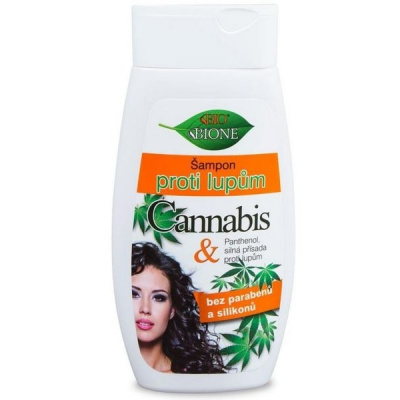 Bione Cosmetics BC BIO CANNABIS Šampón proti lupinám 260 ml