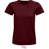 SOL´S PIONEER / Dámske tričko z bio bavlny - burgundy XL