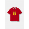 Detské bavlnené tričko adidas Performance SPAIN červená farba, s potlačou, JZ9003 176