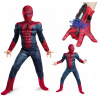 Kostým pre chlapca- Spiderman kostým kostýmov svaly rukavice 122/128 (Captain America Outfit Mask Glove Figurine 5in1)