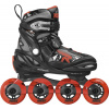 Roces - Moody TIF - Black/Sport Red - nastavitelné in-line brusle Velikost (brusle): 30 - 35
