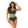 Dámske dvojdielne plavky Fashion 18 S940FA18-7 tm. zelené - Self 48D