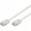Patch kábel Goobay U/UTP 5e RJ45 / RJ45 5 m biely