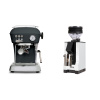 Ascaso Dream ONE, Anthracite + Eureka Mignon Zero, BL white