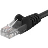 PremiumCord sputp002C patch UTP, RJ45-RJ45, level 5e, 0,25m, černý