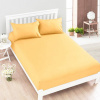 HoD Plachta s gumkou Jersey Žltá Rozmer v cm: 180 x 200