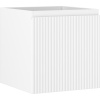 Mexen Rivel, kúpeľňová skrinka 45 cm, 1 zásuvka, drážkovaná, biela matná, 91A20-04547-1-BF01