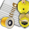 10X VRECKÁ DO VYSÁVAČA KARCHER WD 3 MV 3 SE 4001 FLIZELINOVÉ + FILTER