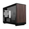 Skrinka Lian Li DAN A3 Wood Black TG Micro Tower čierna
